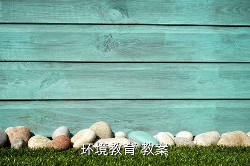 环境教育 教案