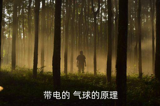  带电的 气球的原理
