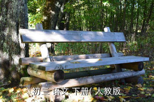 初三 语文 下册( 人教版