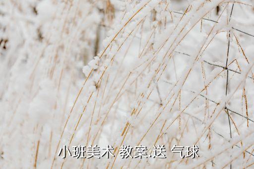  小班美术 教案.送 气球