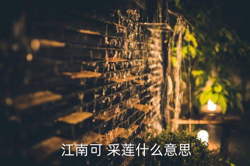 大大班语言活动江南可采莲教案,第一集:采莲宋