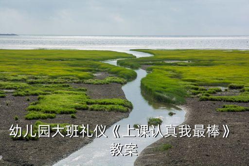 幼儿园大班礼仪《上课认真我最棒》 教案