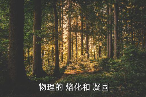  物理的 熔化和 凝固