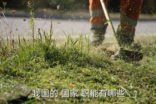  我国的 国家 职能有哪些