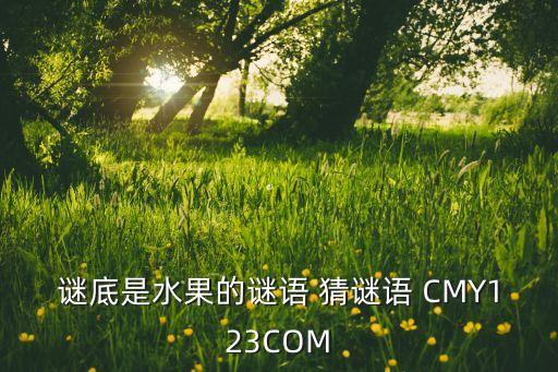 水果谜语大全及答案100个，猜水果的谜语及答案