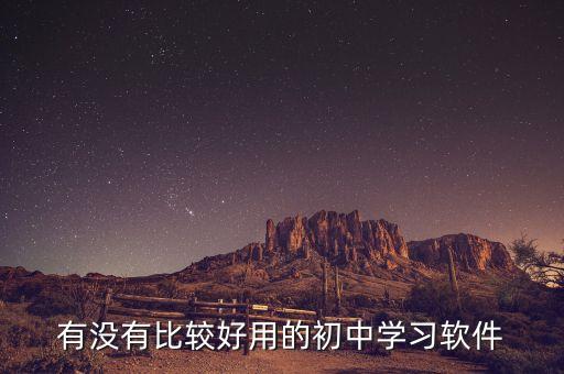 有没有比较好用的初中学习软件