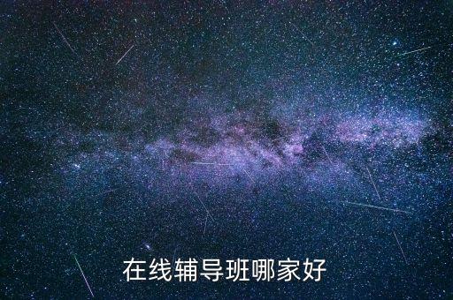 在线辅导班哪家好