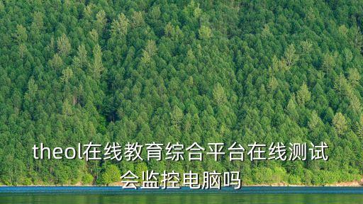 theol在线教育综合平台在线测试会监控电脑吗