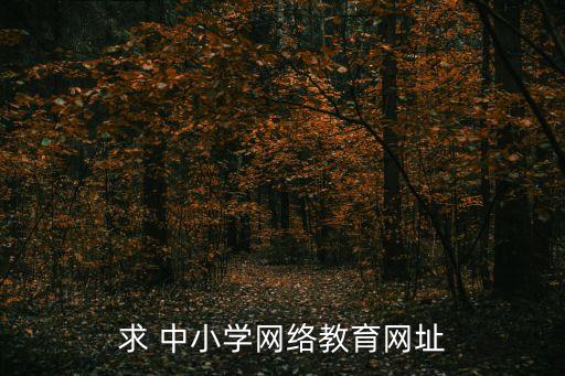 求 中小学网络教育网址