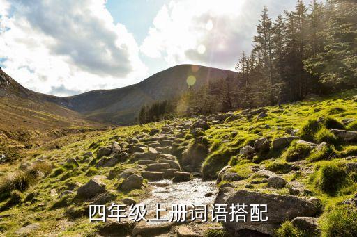 四年级上册词语搭配