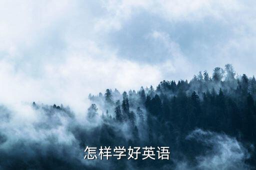 怎样学好英语