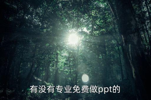 ppt在线制作免费，有没有专业免费做ppt的