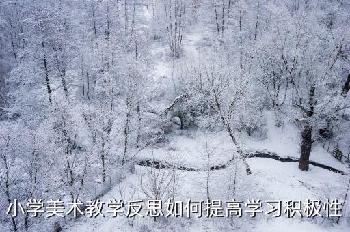 小学美术教学反思如何提高学习积极性