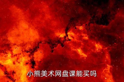小熊美术网盘课能买吗
