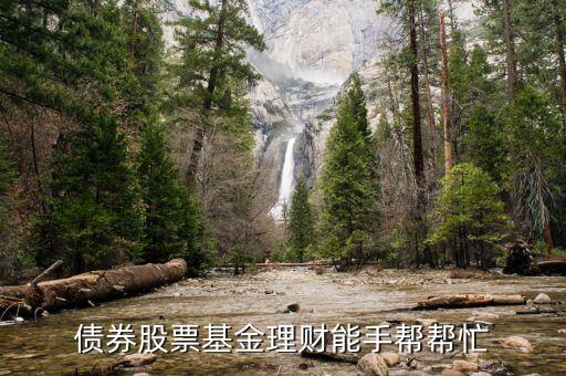 债券股票基金理财能手帮帮忙