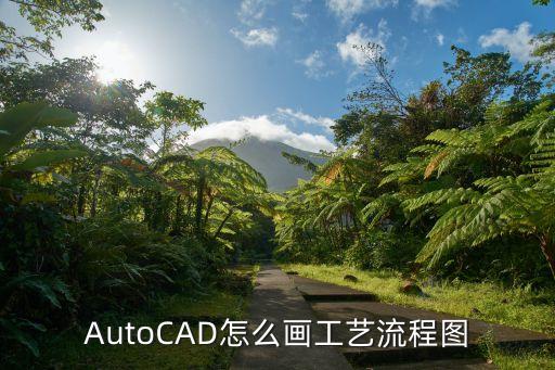 工艺流程图怎么画，AutoCAD怎么画工艺流程图