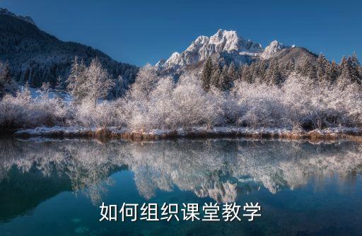 如何组织课堂教学