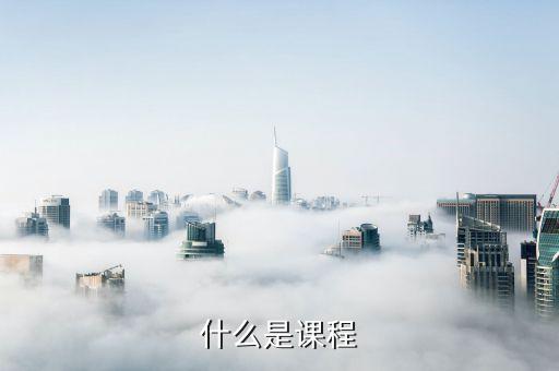 什么是课程