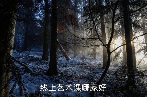 线上艺术课哪家好