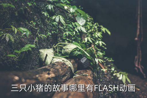 三只小猪的故事哪里有FLASH动画