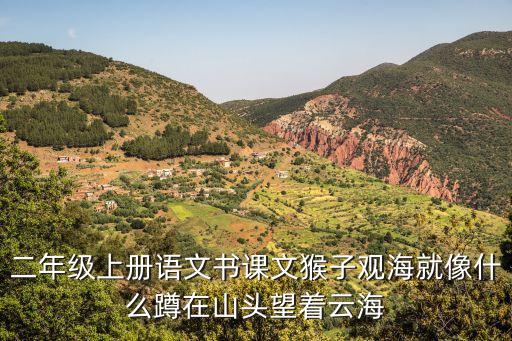 二年级上册语文书课文猴子观海就像什么蹲在山头望着云海
