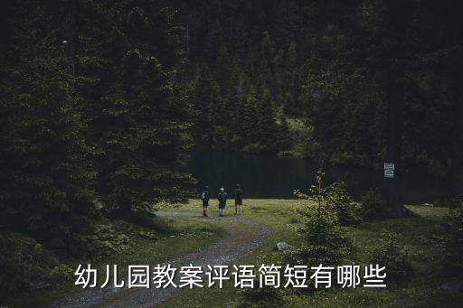 幼儿园课堂教学评语简短，幼儿园教案评语简短有哪些