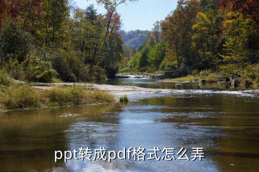 ppt转成pdf格式怎么弄