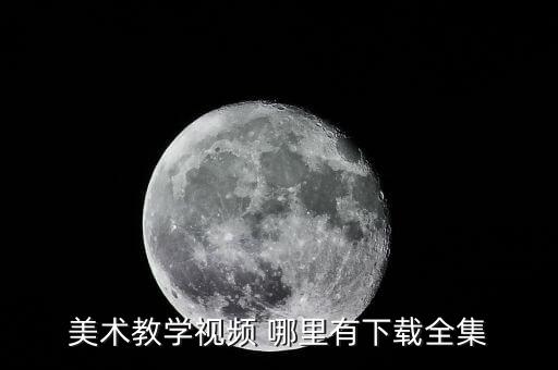 美术教学视频 哪里有下载全集