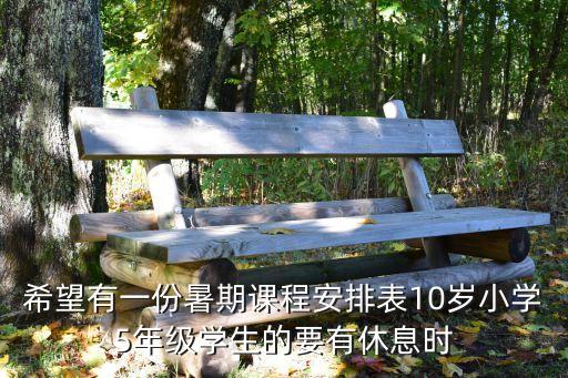 课程安排计划表，新课程标准小学课程安排表