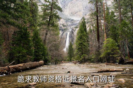跪求教师资格证报名入口网址