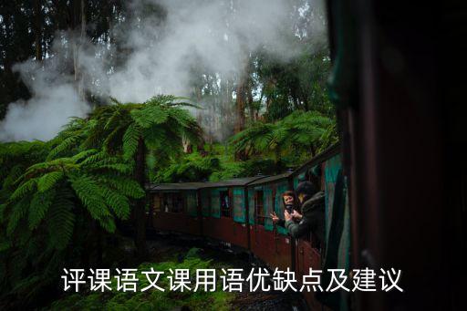 评课语文课用语优缺点及建议