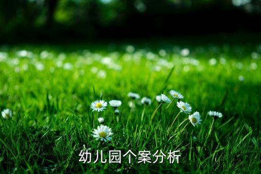 幼儿园大班个案，大班案例我喜欢的季节