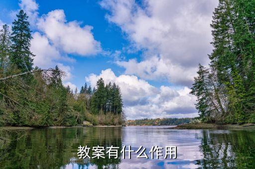 优秀的教学设计的作用，教案有什么作用