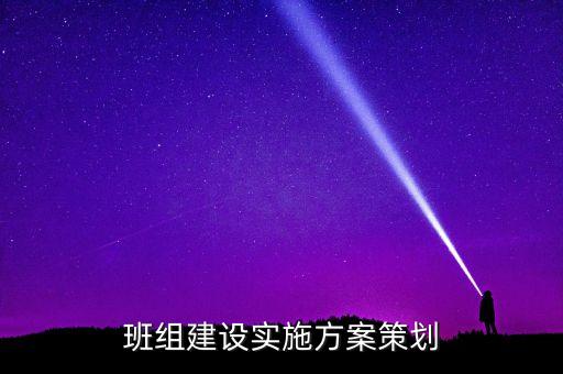 班组建设实施方案策划