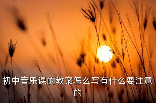 初中音乐教案简案，初中音乐教案网