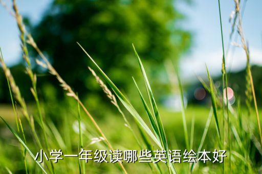 小学一年级读哪些英语绘本好