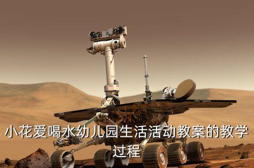 小花爱喝水幼儿园生活活动教案的教学过程