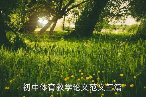 体育论文范文3000，体育论文