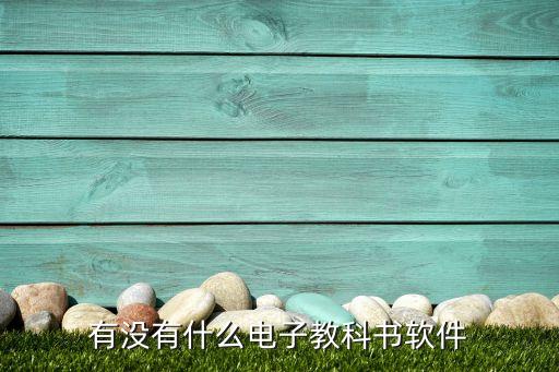 有没有什么电子教科书软件