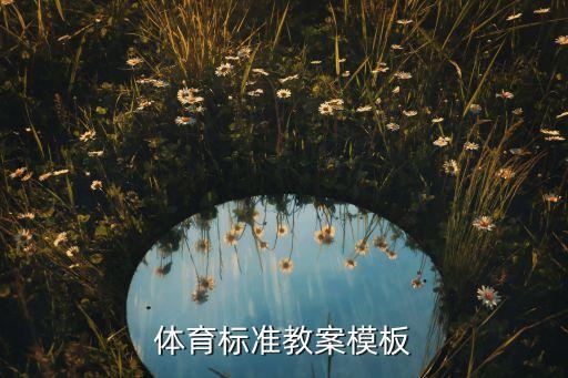 体育标准教案模板
