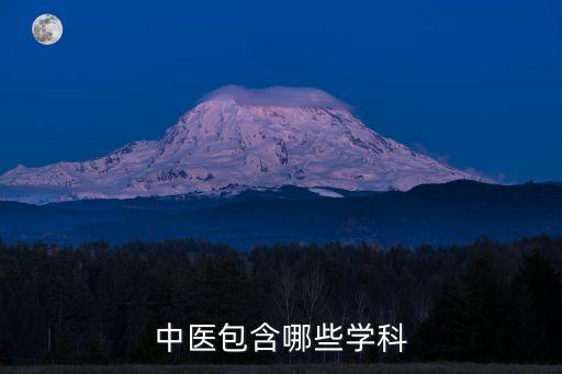 中医包含哪些学科