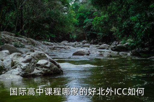 国际高中课程哪家的好北外ICC如何