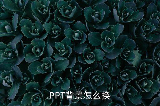 PPT背景怎么换