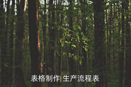 车间生产流程表，机加工车间工作流程表