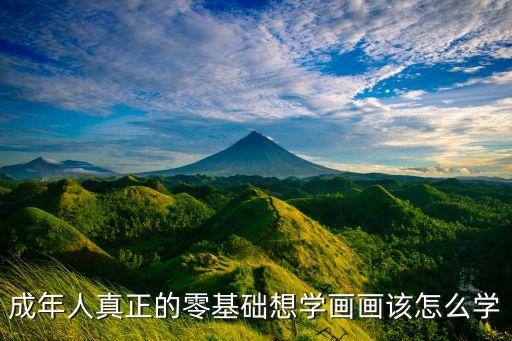 成年人真正的零基础想学画画该怎么学