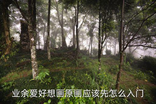 原画零基础自学视频，业余爱好想画原画应该先怎么入门