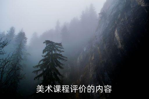 美术课程评价的内容
