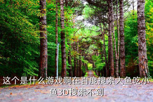 这个是什么游戏啊在百度搜索大鱼吃小鱼3D搜索不到