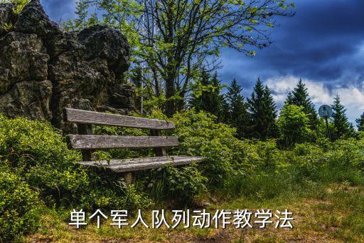 单个军人队列动作教学法