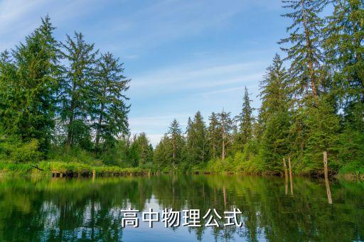 高中物理公式